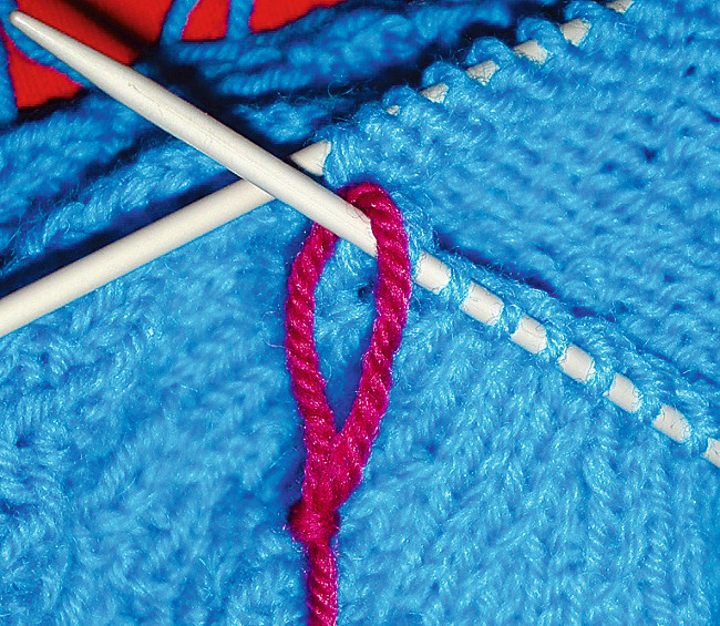 håndarbeid strikking merketråd Kapittel_1:_Med_pinner,_krok_og_nål