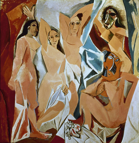 kunst Pikene_fra_Avignon Les_Demoiselles_d'Avignon maleri maler Picasso Kapittel_3:_Musikk_non_stop