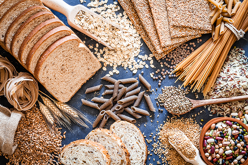 karbohydrat korn gryn brød knekkebrød pasta Kapittel_3:_Spis_sunt!